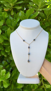Tahitian Keshi Breezy Necklace
