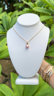 Pink Edison Heirloom Pendant Necklace