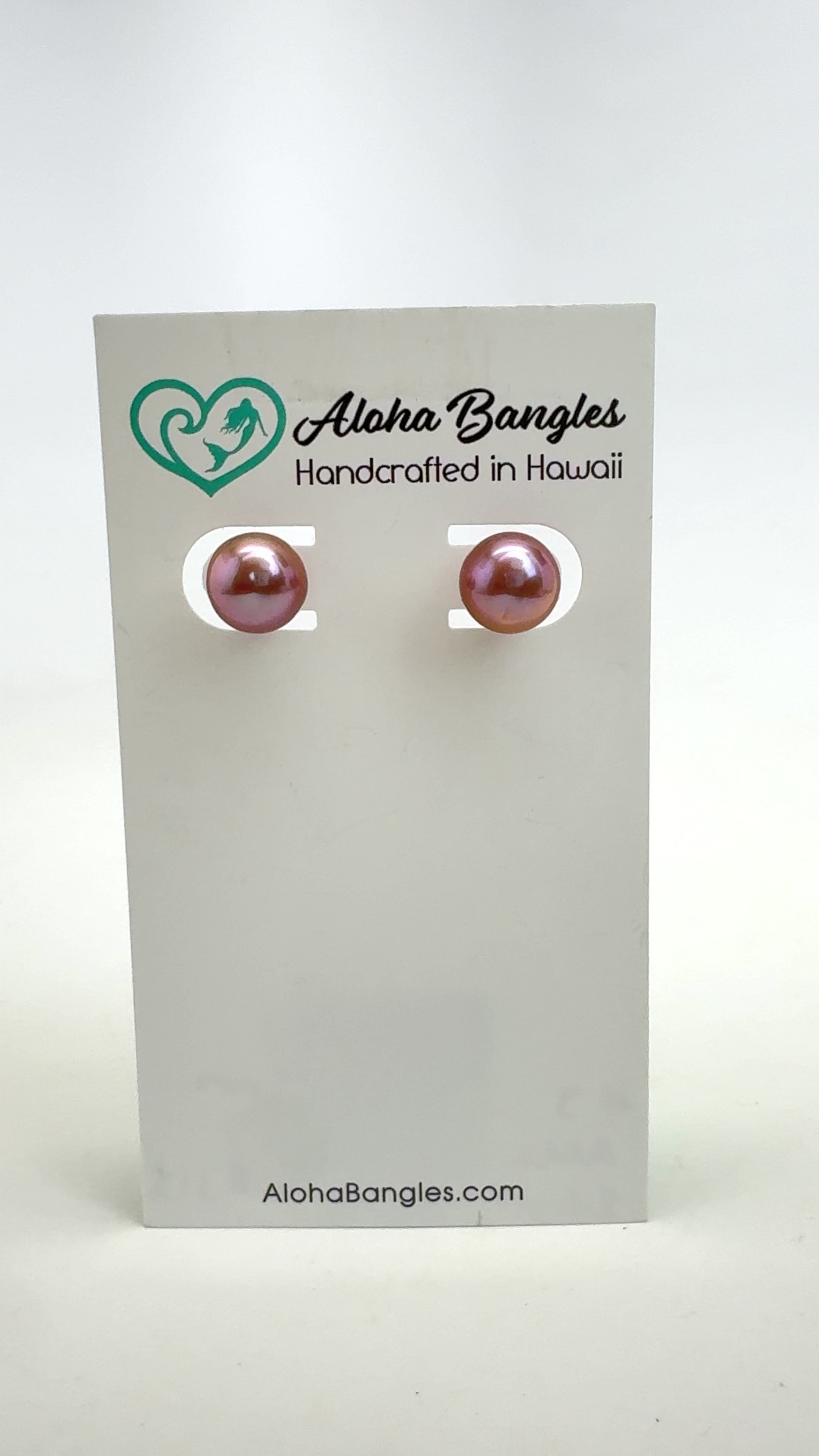 Pink Edison Studs #3