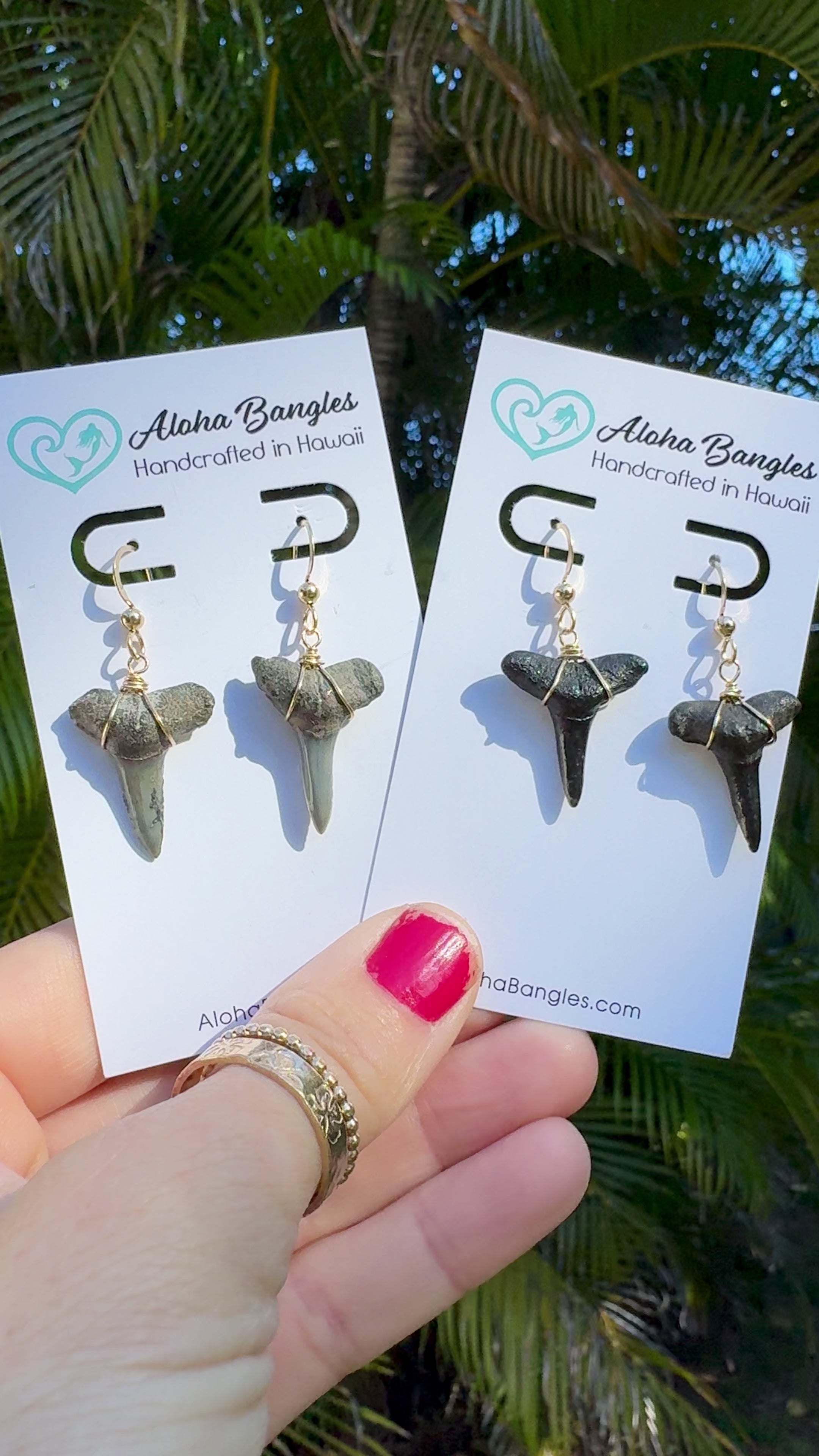 Shark Teeth Earrings