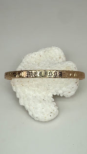 Custom Engraved Hawaiian Heirloom Bangle Bracelet