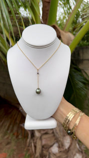 Tahitian Pearl Lariat Necklace