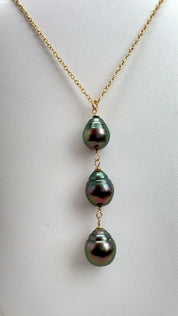Tahitian Pearl Waterfall Necklace