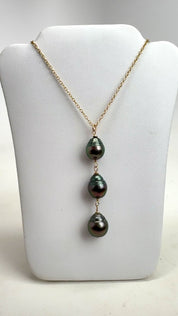 Tahitian Pearl Waterfall Necklace