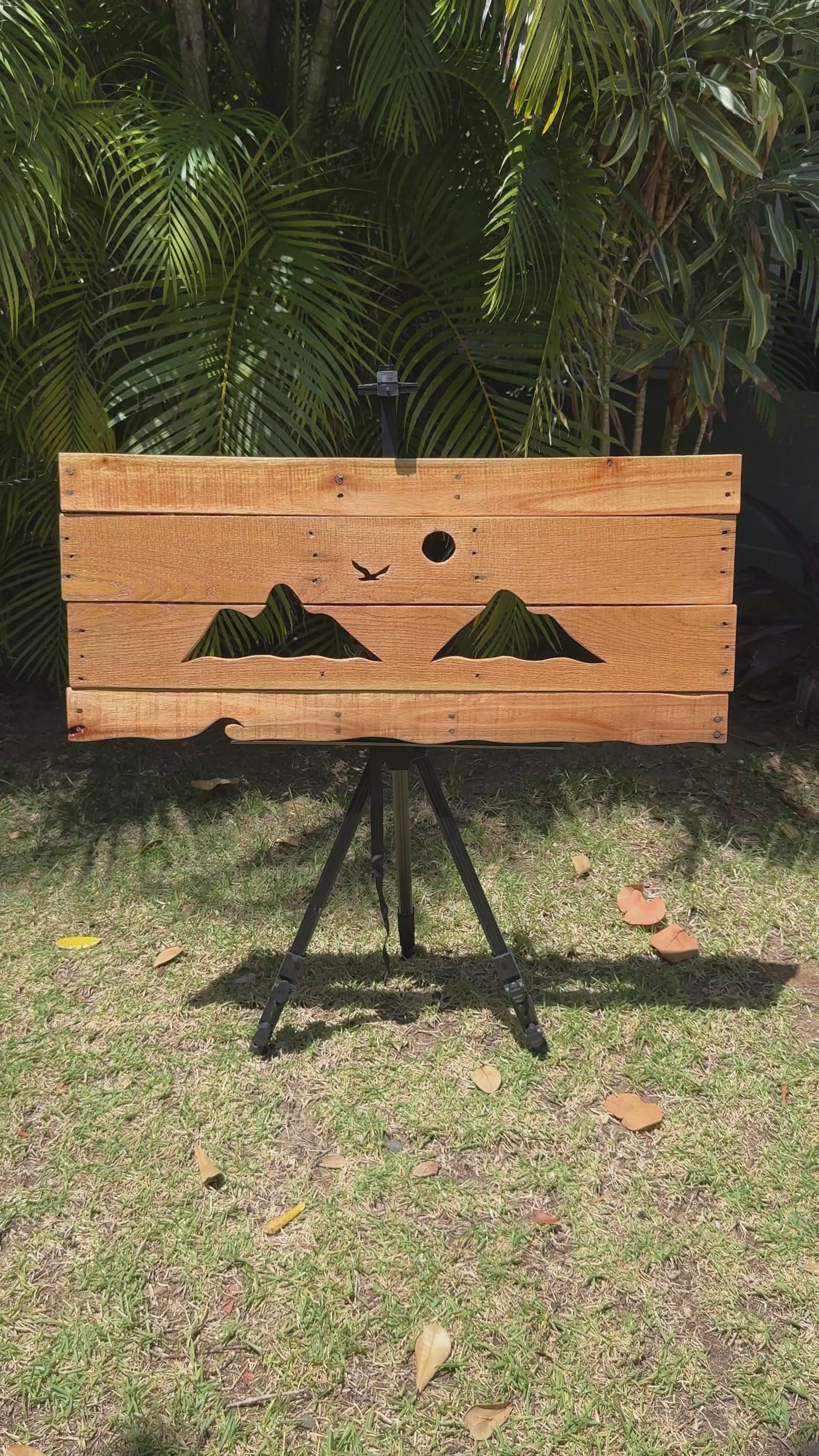 Twin Islands Wall Art — Reclaimed Pallet Wood