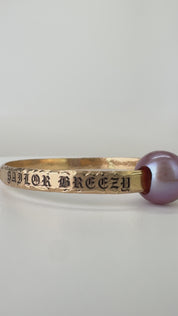 Custom Engraved Hawaiian Heirloom Bangle Bracelet