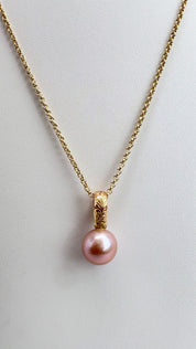 Pink Edison Heirloom Pendant Necklace
