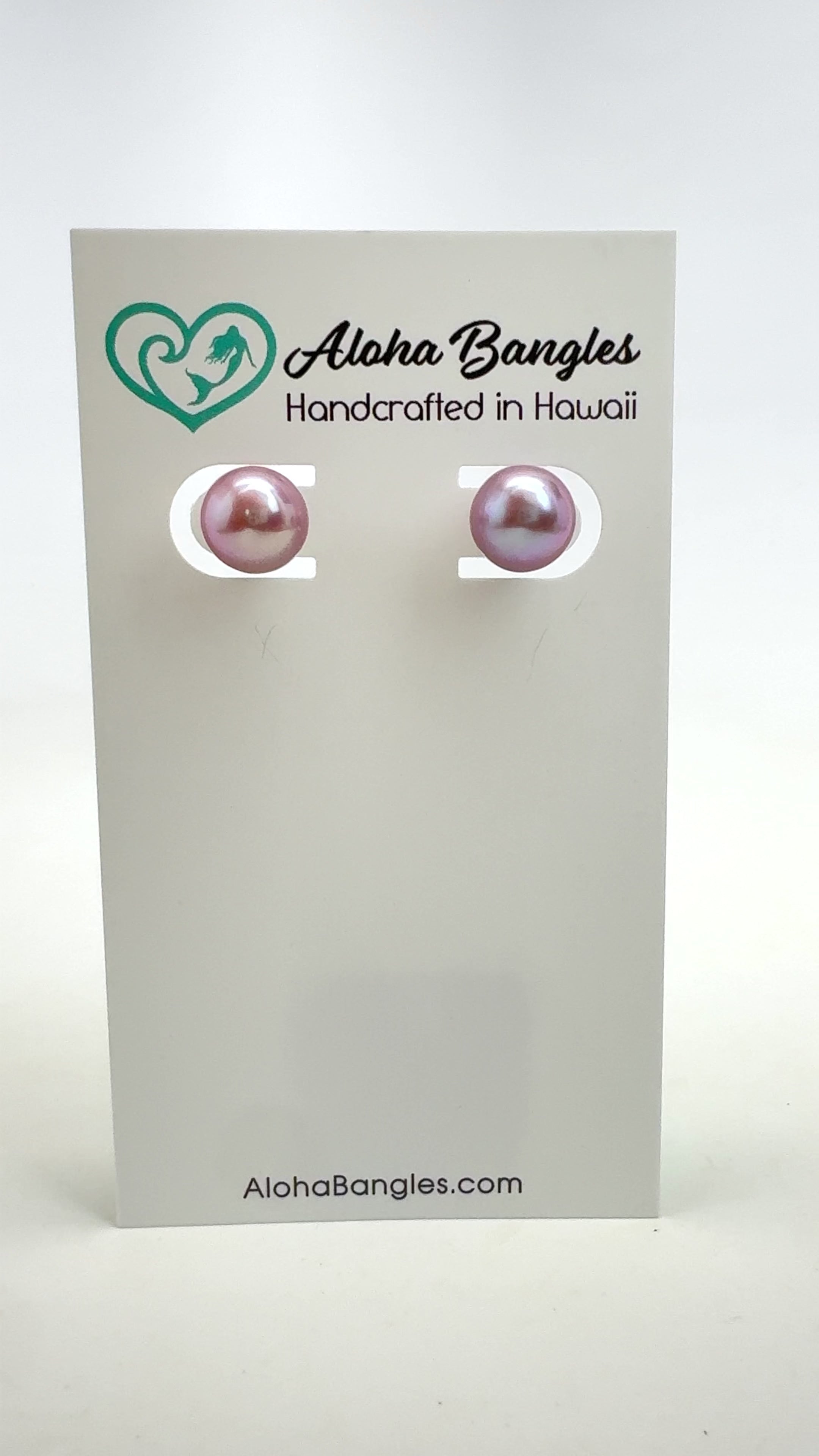 Pink Edison Studs #1