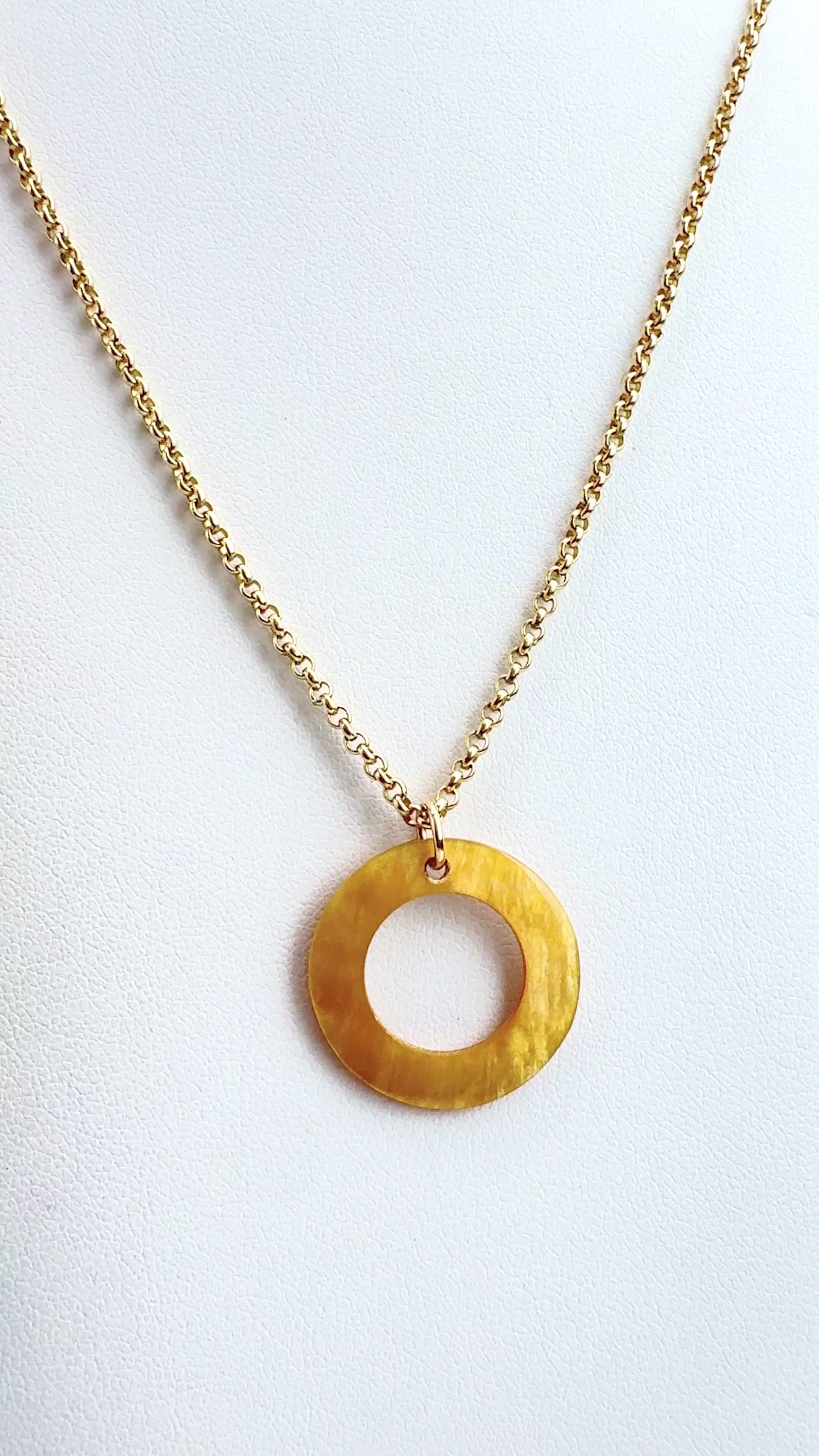 Golden Sun Necklace