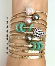 7.25” 14k GF Bangles