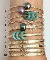 7.75” 14k GF Bangles